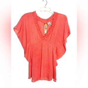 Live to be spoiled pink blouse